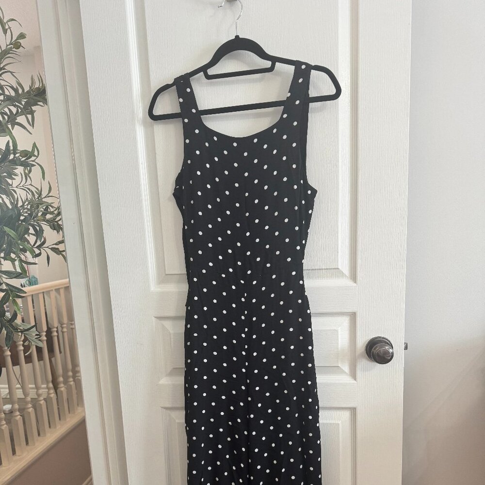 Aritzia Polka Dot Jumpsuit (Black and White)